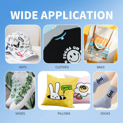 HTVRONT Heat Press Accessories for Auto Heat Press - Includes HTV, Sublimation Paper, Teflon Sheets, Sublimation HTV, Heat Resistant Tape & Heat Press Mat. Great Tool Kit as Gifts for Beginners