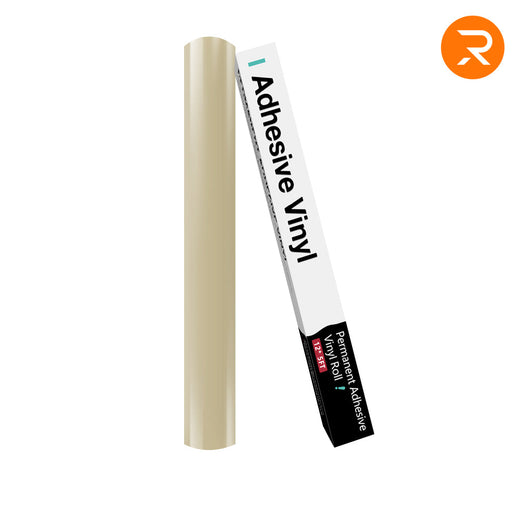 UK-Permanent Adhesive Vinyl Roll - 12"x5 Ft （35 Colors)