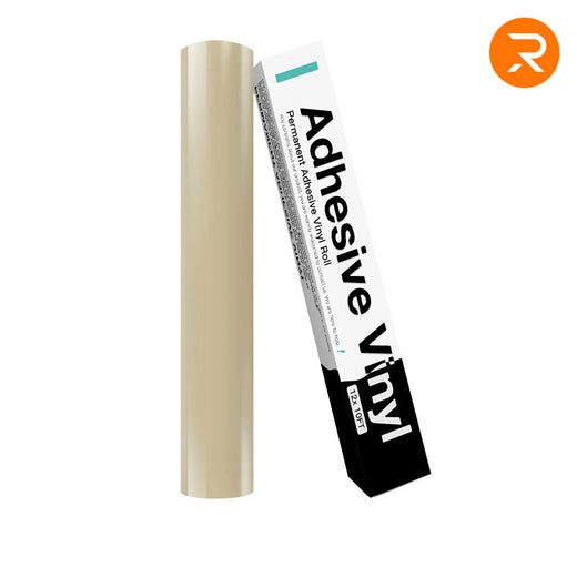 UK-Permanent Adhesive Vinyl Roll - 12"x10 Ft （35 Colors)