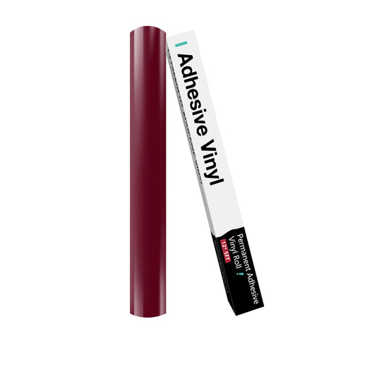 UK-Permanent Adhesive Vinyl Roll - 12"x5 Ft （35 Colors)