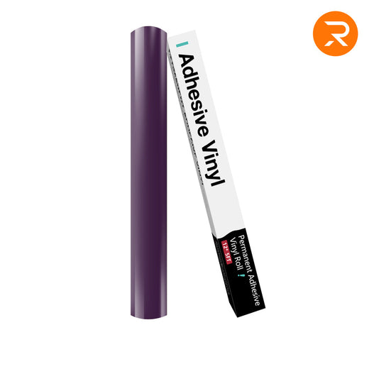 UK-Permanent Adhesive Vinyl Roll - 12"x5 Ft （35 Colors)