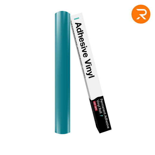 UK-Permanent Adhesive Vinyl Roll - 12"x5 Ft （35 Colors)