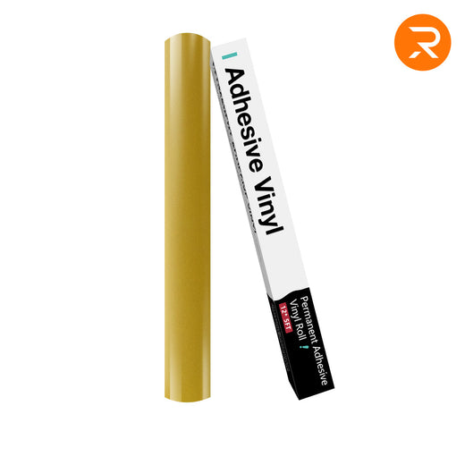 UK-Permanent Adhesive Vinyl Roll - 12"x5 Ft （35 Colors)