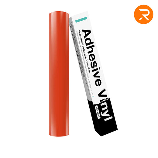 UK-Permanent Adhesive Vinyl Roll - 12"x10 Ft （35 Colors)