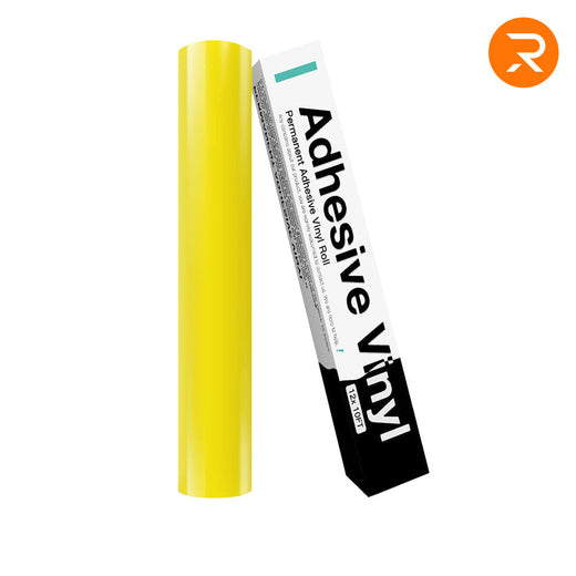 UK-Permanent Adhesive Vinyl Roll - 12"x10 Ft （35 Colors)