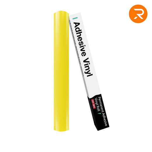 UK-Permanent Adhesive Vinyl Roll - 12"x5 Ft （35 Colors)