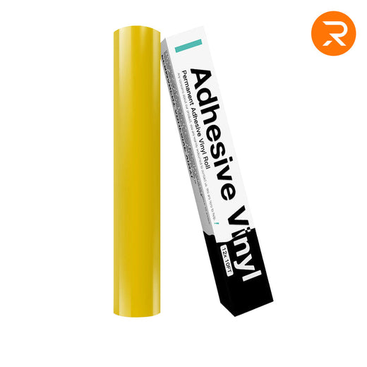 UK-Permanent Adhesive Vinyl Roll - 12"x10 Ft （35 Colors)