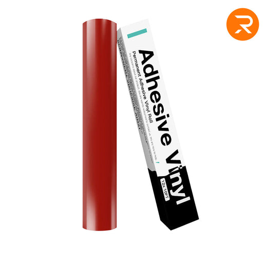 UK-Permanent Adhesive Vinyl Roll - 12"x10 Ft （35 Colors)