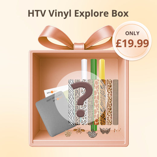 UK-[Clearance] HTV Vinyl Explore Box（HTV + Random Material）