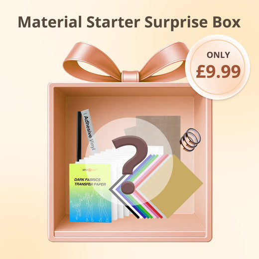 UK-[Clearance] Material Starter Surprise Box (Randomly 2 items of Heat Press Materials)