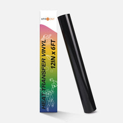 UK-Flock HTV Heat Transfer Vinyl-12" x 6FT（2 colors）