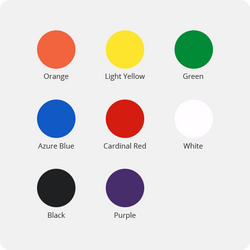 UK-Adhesive Vinyl Roll Bundle - 12" x 5 FT (8 Assorted Colors）