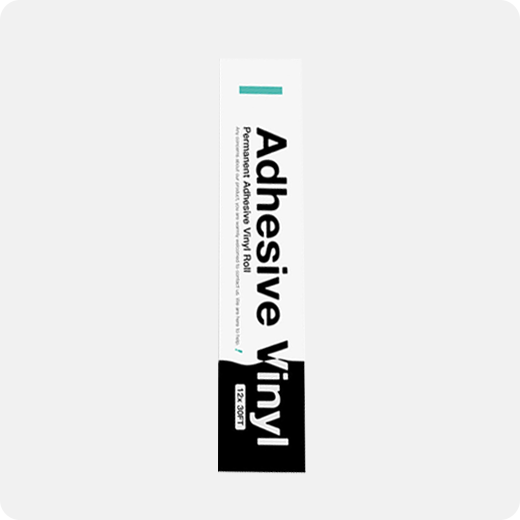 UK-Permanent Adhesive Vinyl Roll - 12"x30 Ft （3 Colors)