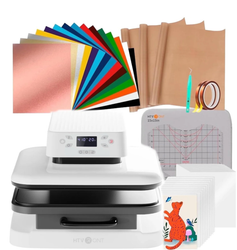 HTVRONT 1500W 15"x15" Automatic Heat Press Machine Bundle