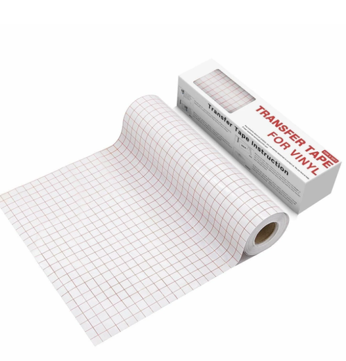 HTVRONT 12" x 50 Feet Transfer Tape for Vinyl with Red