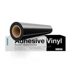 HTVRONT Black Vinyl for Cutting Machine Permanent Vinyl Roll - 12" x 30FT