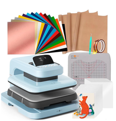 HTVRONT Automatic Heat Press 2 + HTVRONT Automat Heat Press Accessories Kit