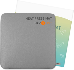 HTVRONT Heat Press Mat- Heat Press Pad 11.5"x11.5" for Craft Vinyl Ironing Insulation Transfer, Double Sides Applicable Heat Mat for Heat Press Machines