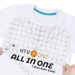 UK-All-in-ONE T Shirt Ruler Guide for Vinyl Alignment