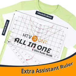 UK-All-in-ONE T Shirt Ruler Guide for Vinyl Alignment