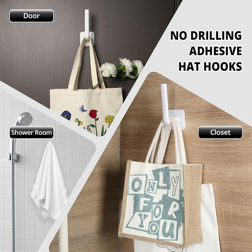 UK-Cap Hangers Holder For Wall - 6pcs