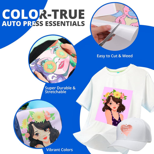 UK-55 Pack Heat Press Accessories for 15X15 Heat Press Machine