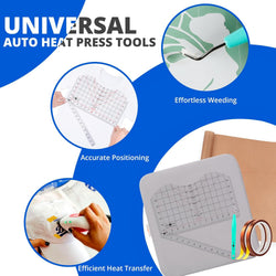 UK-55 Pack Heat Press Accessories for 15X15 Heat Press Machine