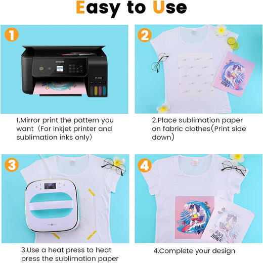 UK-Sublimation Paper 8.5 x 11 inches - 30 Sheets