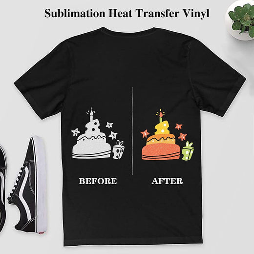 UK-White Glitter Heat Transfer Vinyl Roll for Sublimation - 10" x 6 Ft （2 Colors）