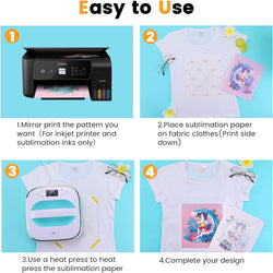 Sublimation Paper 8.5 x 14 inches - 30 Sheets 120g