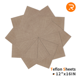 PTFE Teflon Sheet for Heat Press - 16" x 12" 10 pack