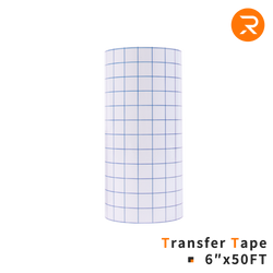 Clear Vinyl Transfer Tape Roll - 6" x 50 Ft