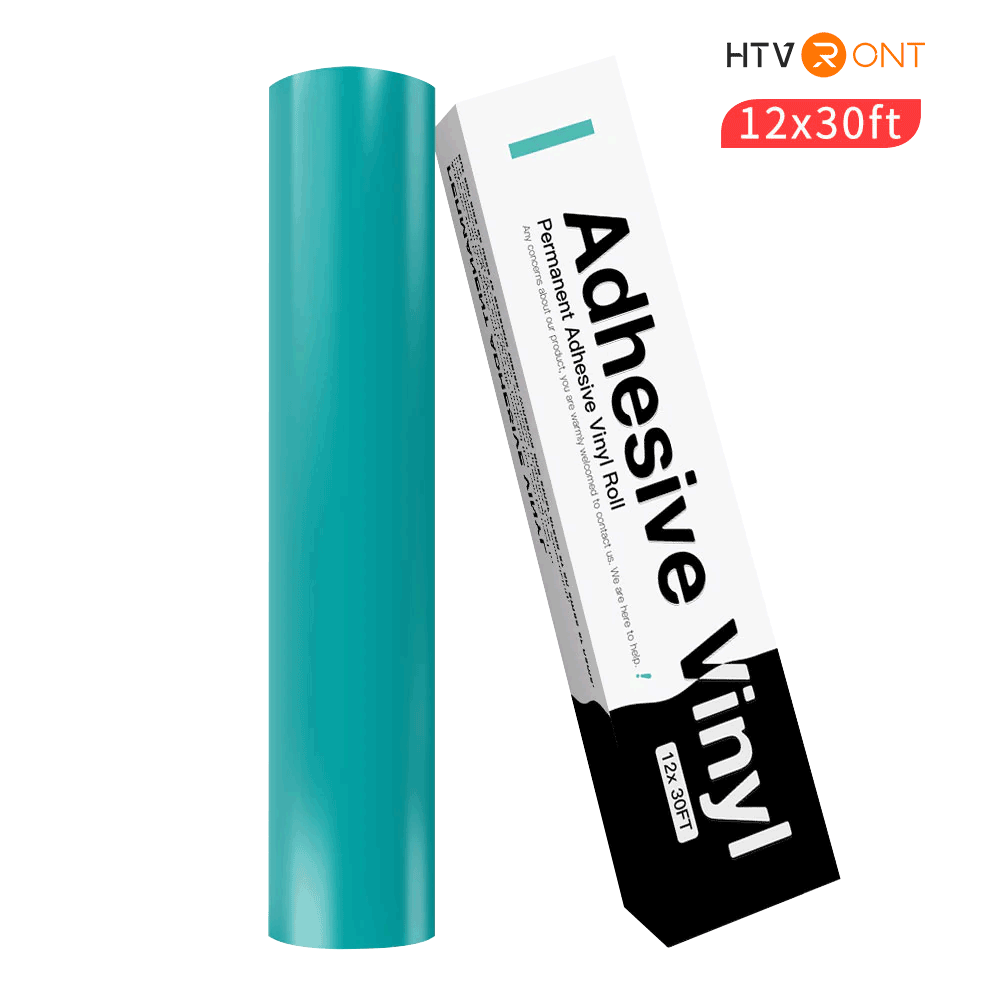 Permanent Adhesive Vinyl Roll - 12"x30 Ft （35 Colors)