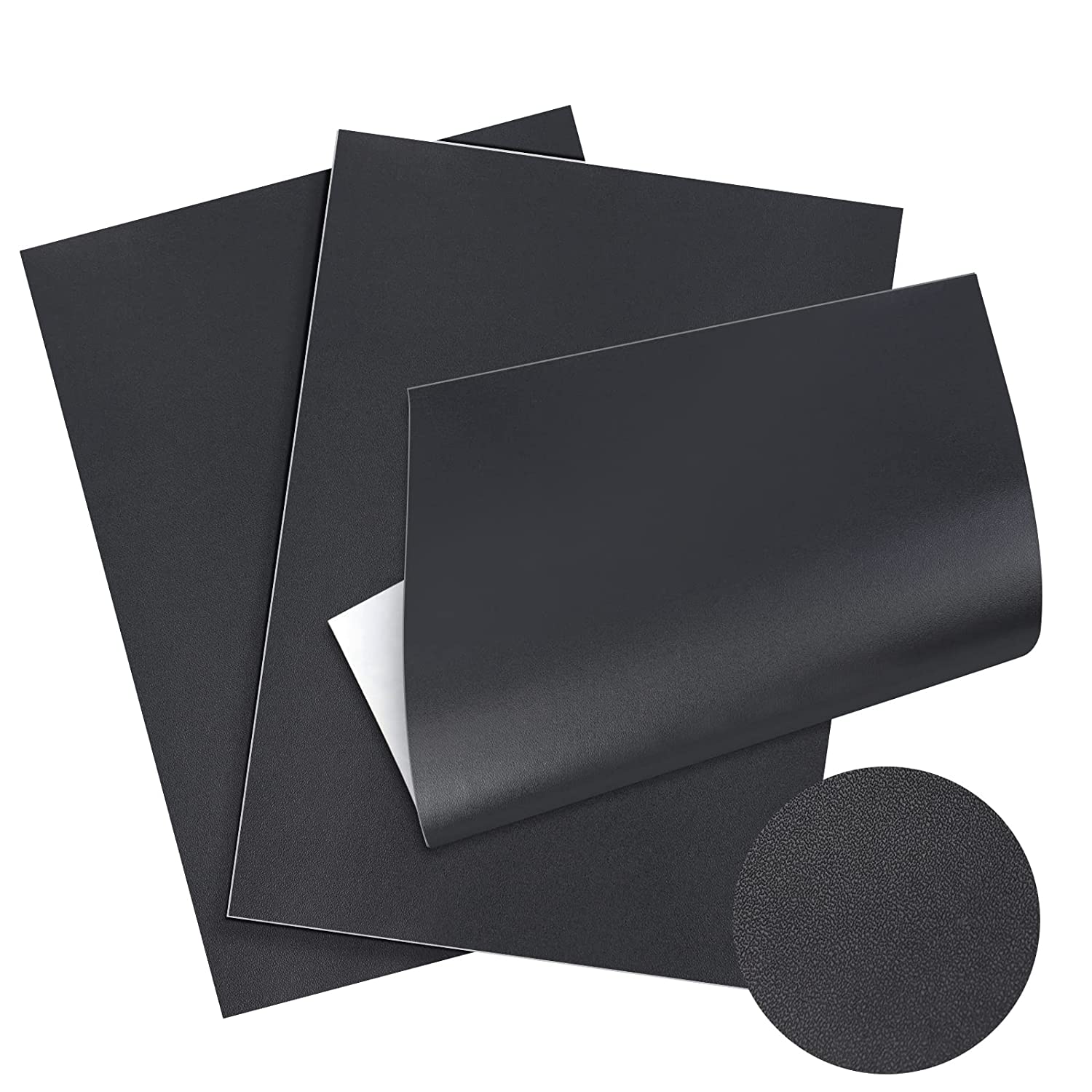 Leather Repair Patch Bundle - 8"x11" Self Adhesive Leather Tape 3 Pack