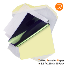 Tattoo Transfer Paper Kit - 8."x11" A4 Size 40 Sheets