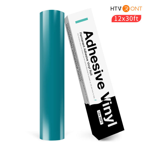 Permanent Adhesive Vinyl Roll - 12"x30 Ft （35 Colors)