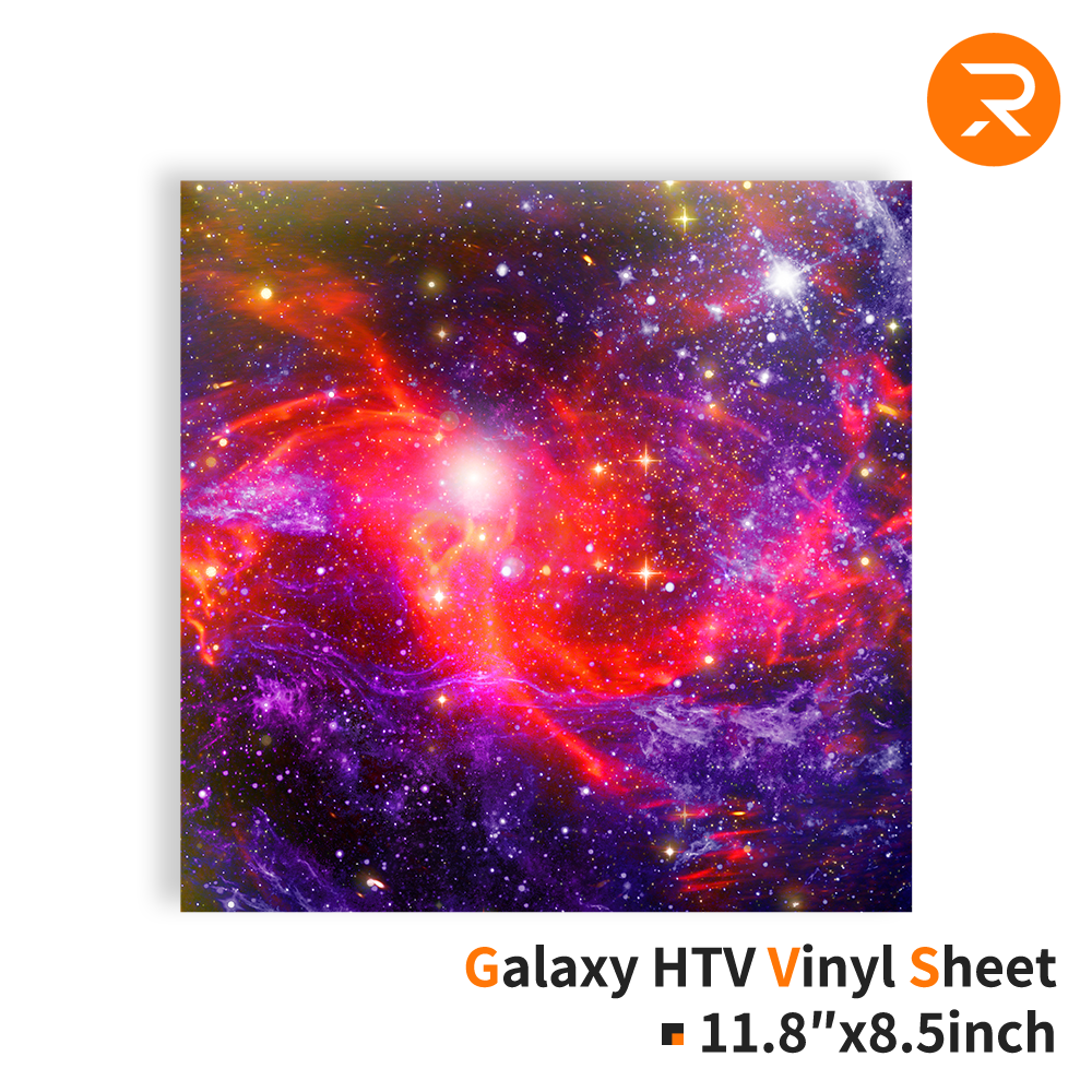 Galaxy Heat Transfer Vinyl Sheet - 11.8"x8.5" Single Packs (4 Colors)