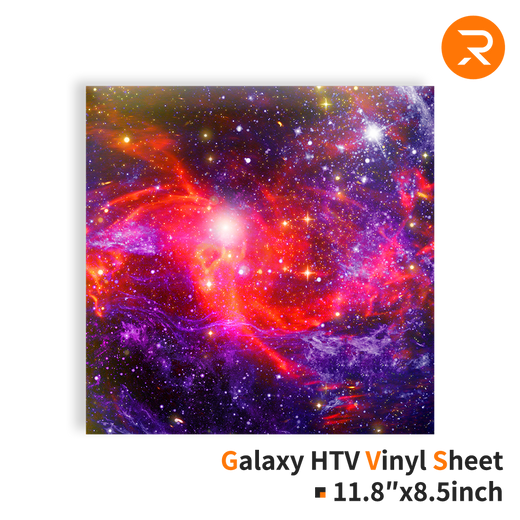 Galaxy Heat Transfer Vinyl Sheet - 11.8"x8.5" Single Packs (4 Colors)