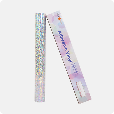 Holographic Sparkle Adhesive Vinyl Roll - 12" x 10 FT (4 Colors)