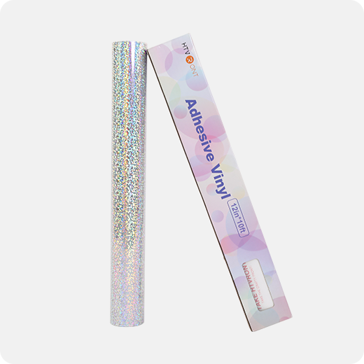 Holographic Sparkle Adhesive Vinyl Roll - 12 10 FT (4 Colors)