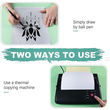 Tattoo Transfer Paper Kit - 8."x11" A4 Size 40 Sheets