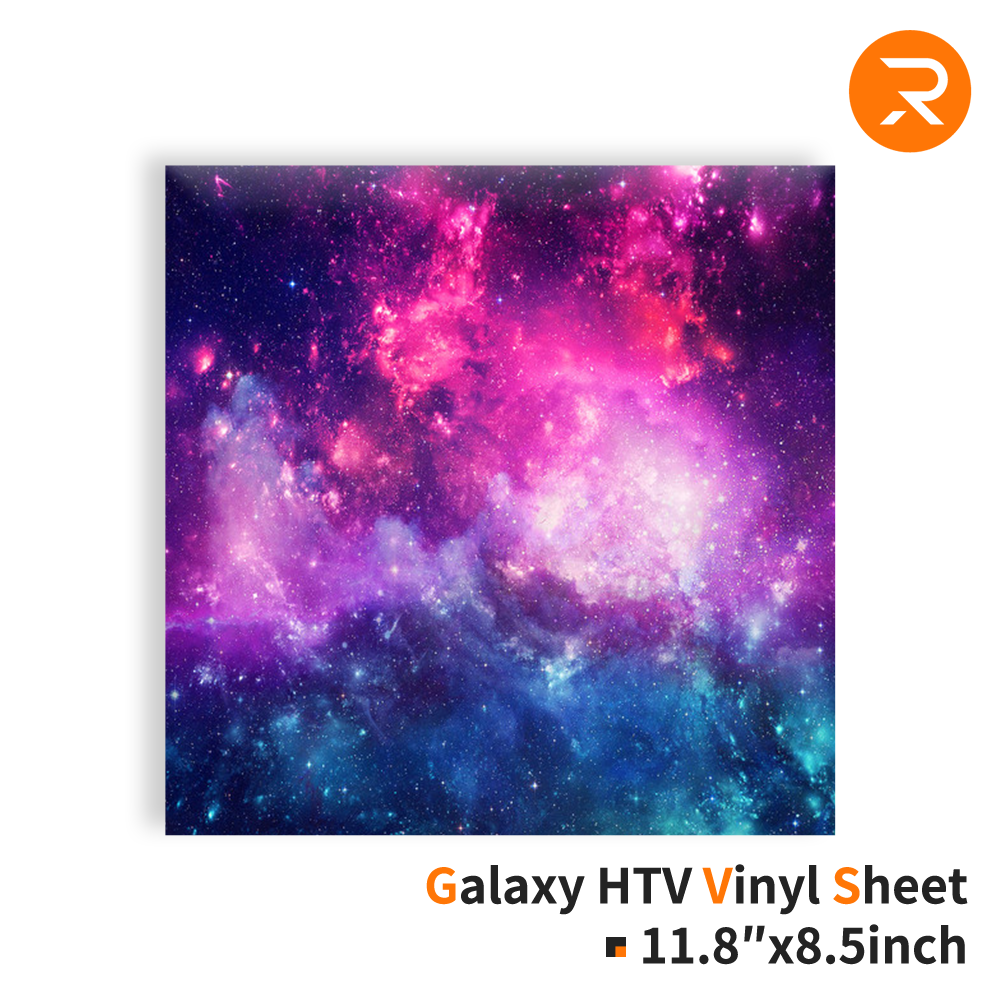 Galaxy Heat Transfer Vinyl Sheet - 11.8"x8.5" Single Packs (4 Colors)