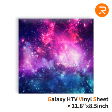 Galaxy Heat Transfer Vinyl Sheet - 11.8"x8.5" Single Packs (4 Colors)