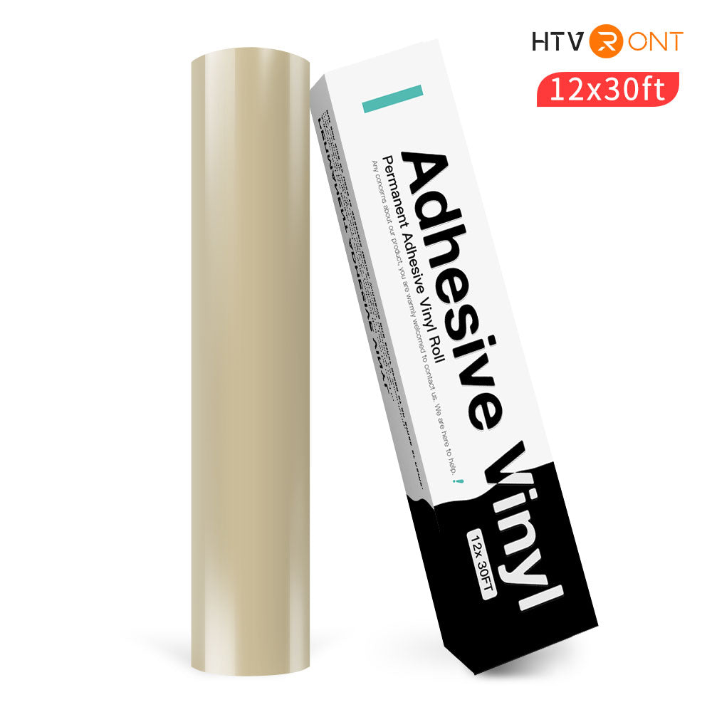 Permanent Adhesive Vinyl Roll - 12"x30 Ft （35 Colors)