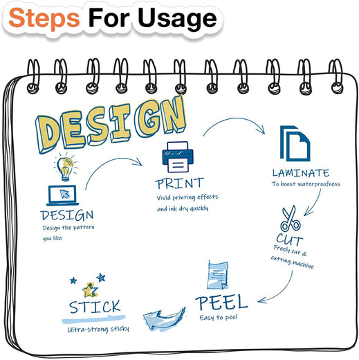 Clear Printable Vinyl Bundle - 8.5"x11" 15 sheets