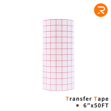 Clear Vinyl Transfer Tape Roll - 6" x 50 Ft