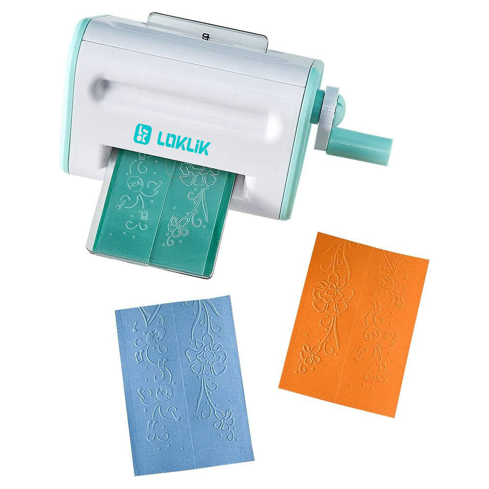 LOKLiK Portable Manual Die Cutting and Embossing Machine Kit for Arts and Crafts