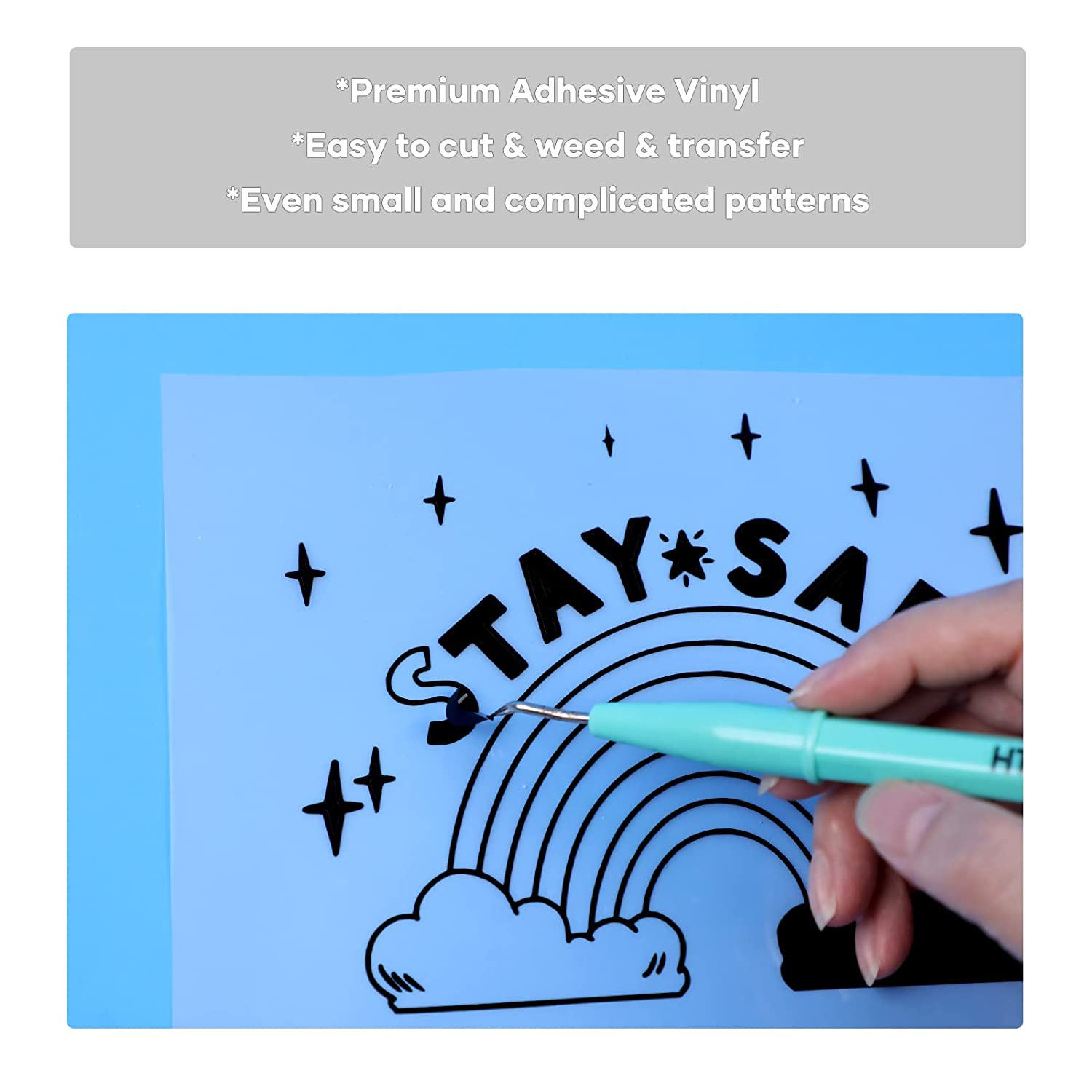 Adhesive Vinyl Bundle - 12" x 12" 40 pack (29 Assorted colors)