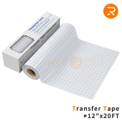 Clear Vinyl Transfer Tape Roll - 12" x 20 Ft
