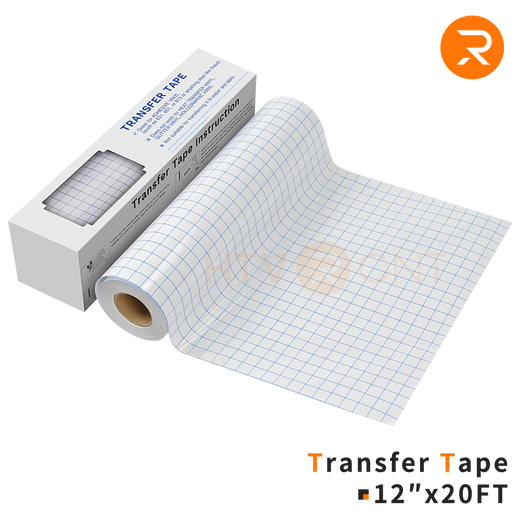 Clear Vinyl Transfer Tape Roll - 12" x 20 Ft